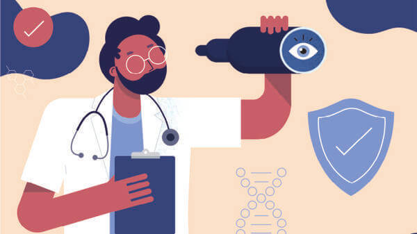 Illustration of doctor
