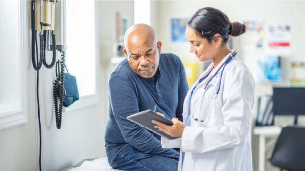 Doctor and patient