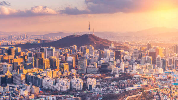 South Korea skyline
