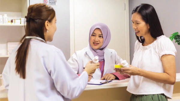 Doctors talking