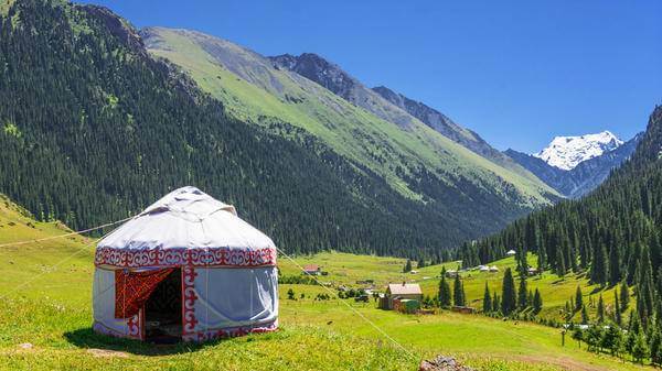Kyrgyzstan mountain yurt